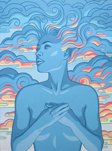 J Eve Screen Print 18x24: Dawn (Framed) cover image