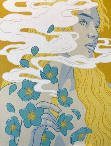 J Eve Screen Print 18x24: Circe (Framed) cover image