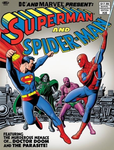Superman and Spider-Man (1981) Facsimile Edition Cover B (Brian Bolland) cover image
