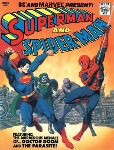 Superman and Spider-Man (1981) Facsimile Edition Cover Cover C (John Romita & Bob Larkin Foil Variant) cover image
