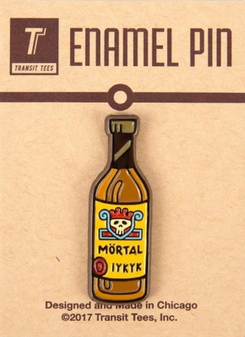 Transit Tees Enamel Pin: Mortal cover image