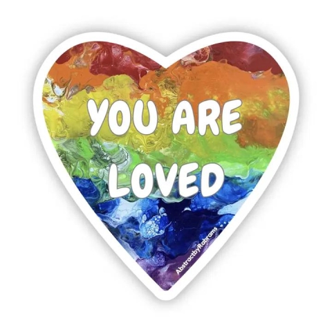 AbstractbyRabrams Sticker: You Are Loved cover image