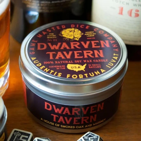 Game Master Dice Gaming Candle: Dwarven Tavern (8 oz) cover image