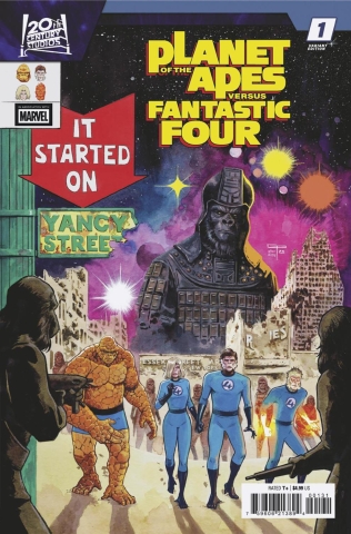 PLANET OF THE APES VS FANTASTIC FOUR #1 cover image