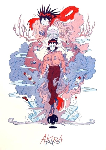 Natalie Andrewson Risograph 11x17: Akira cover image