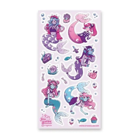 STICKII Sticker Sheet: Mermaid Goth cover image