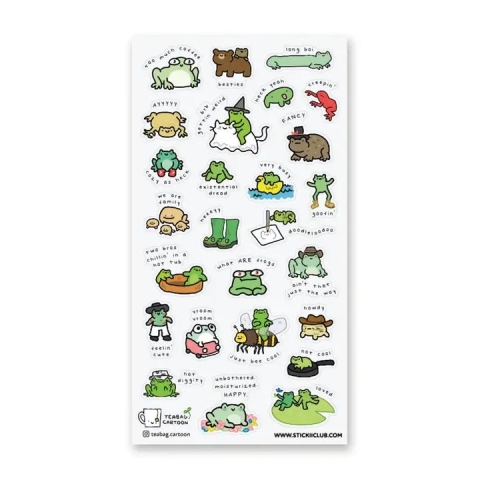 STICKII Sticker Sheet: What ARE Frogs? cover image