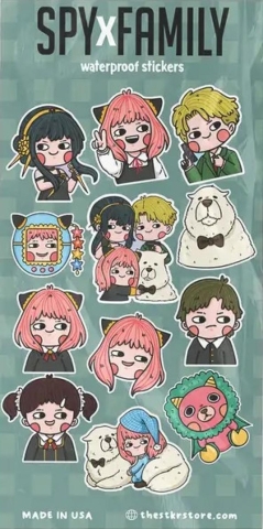 Girls Printing House Sticker Sheet: Spy x Family cover image