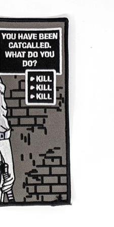 Silver Sprocket Embroidered Patch: You Have Been Catcalled. What Do You Do? cover image