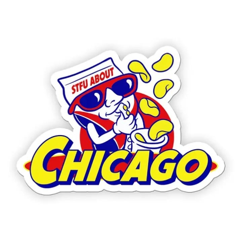 Harebrained! Sticker: STFU About Chicago (CHIPS) cover image
