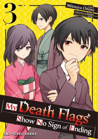 My Death Flags Show No Sign of Ending Volume 3 cover image