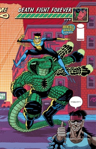 DEATH FIGHT FOREVER #2 (of 5) CVR D ANDREW MACLEAN INVINCIBLE TEAM UP WRAPAROUND VAR cover image