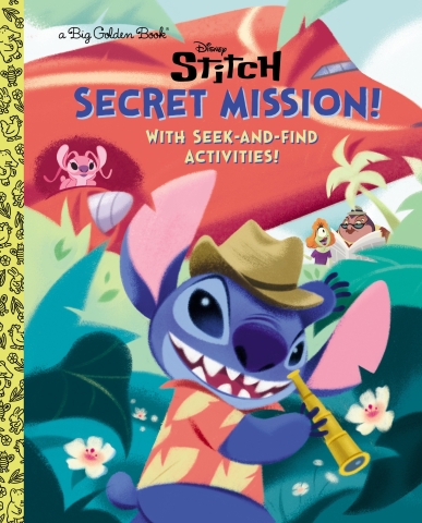 Disney: Stitch — Secret Mission! A Little Golden Book cover image