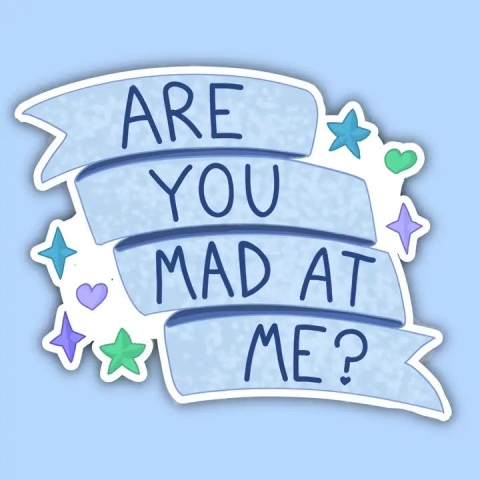 Noellita Bonita Sticker: Are You Mad at Me? cover image