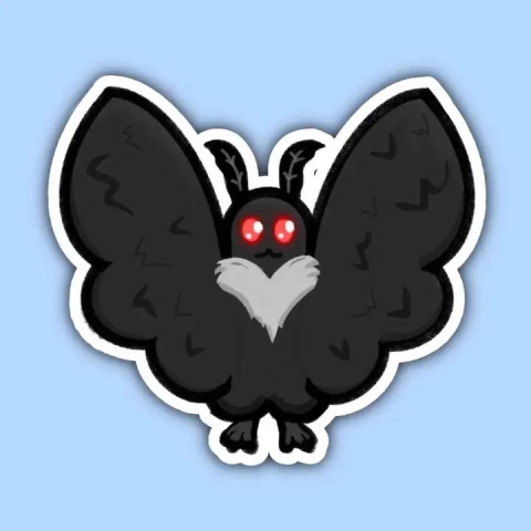Noellita Bonita Sticker: Mothman cover image