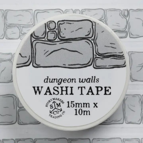 Kingdom of Threads Washi Tape: Mapmaker Series — Dungeon Walls cover image