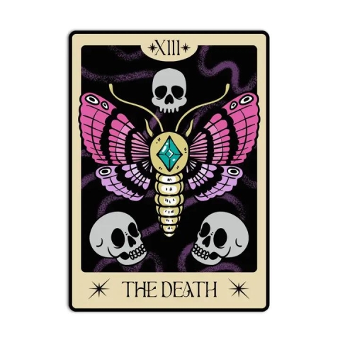 Girls Printing House Sticker: Tarot Card — The Death cover image
