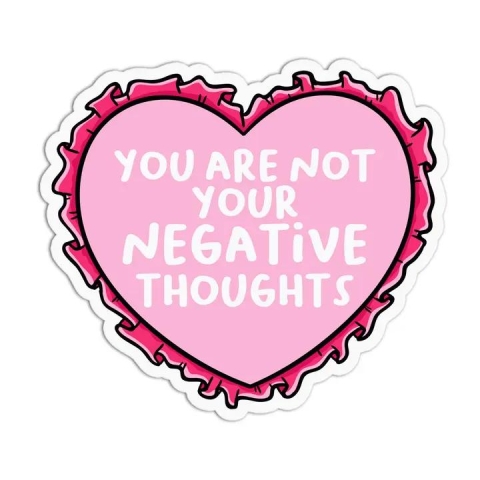 Girls Printing House Sticker: You Are Not Your Negative Thoughts cover image