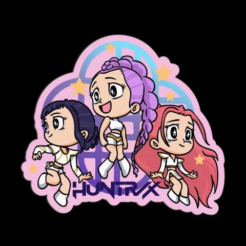 Girls Printing House Sticker: KPop Demon Hunters — HUNTR/X cover image