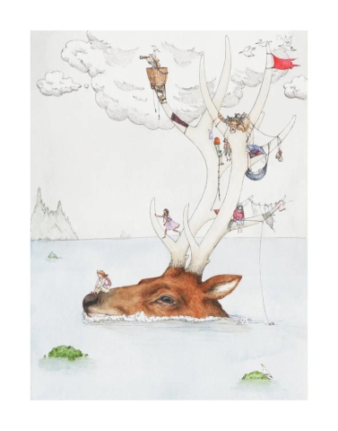 Stupid Animal Shop Art Print 11x14: Two Weeks After the End of the World cover image