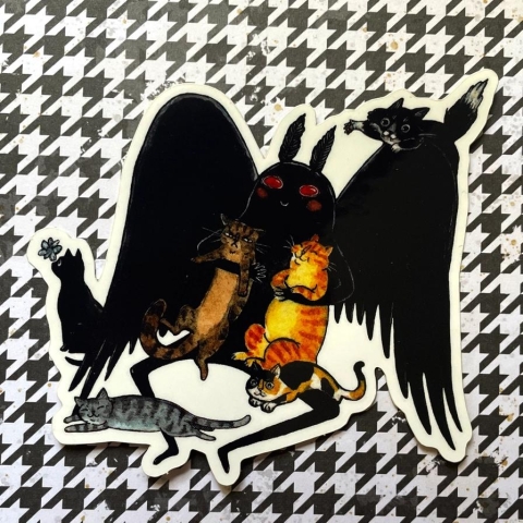 Stupid Animal Shop Sticker: Meowthman cover image