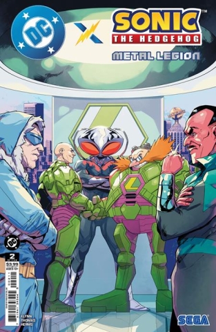 DC X SONIC THE HEDGEHOG THE METAL LEGION #2 (of 5) CVR A PABLO M COLLAR cover image