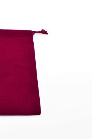 Dice Bag: Suedecloth, Small, Burgundy cover image