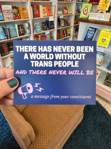 Strong Feelings Press Political Postcard: There Has Never Been A World Without Trans Peoples cover image