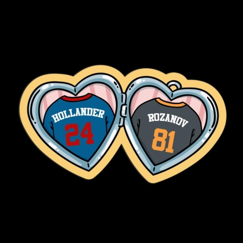 Girls Printing House Textured Sticker: Heated Rivalry — Locket cover image
