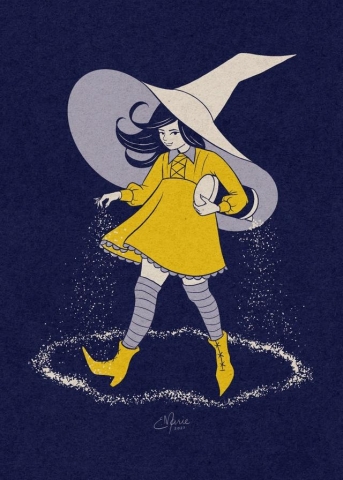 Elissa Marie Creative Art Print 8x10: Salty Witch cover image