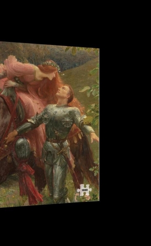 Frank Dicksee Jigsaw Puzzle: La Belle Dame sans Merci (1000 pcs) cover image