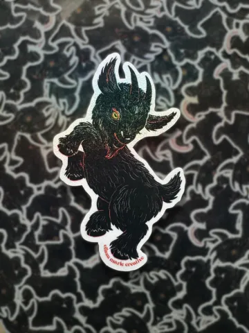 Elissa Marie Creative Sticker: Baby Black Phillip cover image