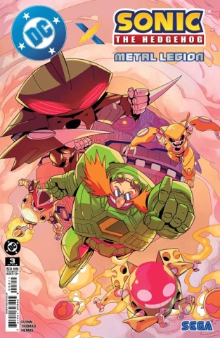 DC X SONIC THE HEDGEHOG THE METAL LEGION #3 (of 5) cover image