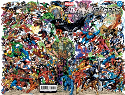 JLA AVENGERS #3 FACSIMILE EDITION GEORGE PEREZ FOIL CVR cover image