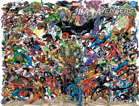 JLA AVENGERS #3 FACSIMILE EDITION GEORGE PEREZ CVR cover image