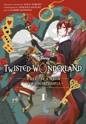 TWISTED-WONDERLAND BOOK OF HEARTSLABYUL THE MANGA VOL 1 cover image