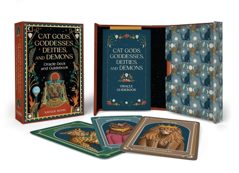 Cat Gods, Goddesses, Deities, and Demons Oracle Deck and Guidebook cover image