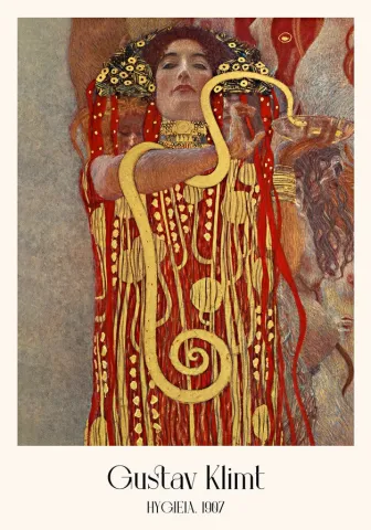 Rock Paper Scissors Wall Art 8x10: Gustav Klimt — Hygieia cover image