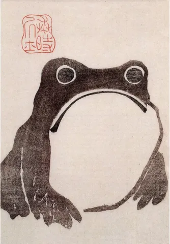 Rock Paper Scissors Wall Art 8x10: Matsumoto Hoji — Frog cover image