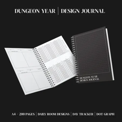 Dungeon Year Design Journal cover image