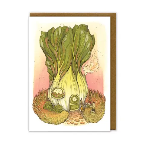 Nimasprout Greeting Card: Bok Choy cover image