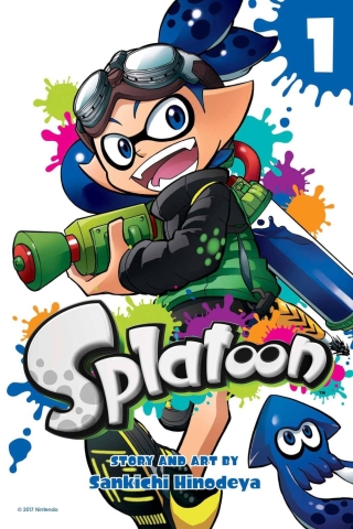 SPLATOON MANGA GN VOL 01 cover image