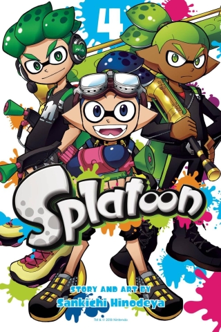 SPLATOON MANGA GN VOL 04 cover image