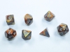 Chessex Lustrous Gold/silver Mini-Polyhedral 7-Die Set cover image
