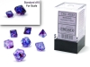 Chessex Nebula Nocturnal/blue Luminary Mini-Polyhedral 7-Die Set cover image