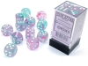 Chessex Nebula Wisteria/white Luminary 16mm d6 Dice Block (12 dice) cover image
