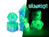 Bioluminescent Radiant Dice (Glow-in-the-Dark) - 7-Die Sets cover image