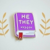 misomomo Pronoun Book Pin: he/they cover image