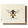 Small Victories - Honey Bee Plantable Wildflower Seed Card cover image