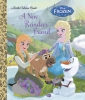 Disney Frozen: A New Reindeer Friend Little Golden Book  cover image
